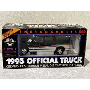 1993 Indianapolis 500 DieCast Official Truck Chevy Suburban 1:25 Bank Brookfield